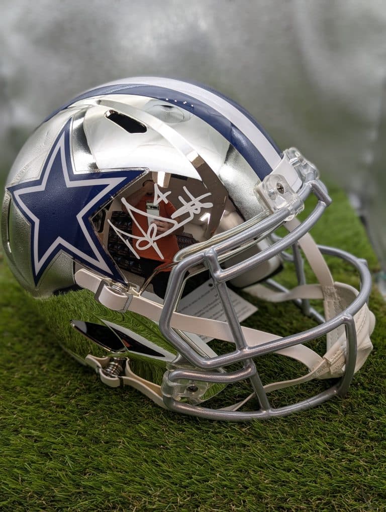 Dak Prescott Chrome Full Size Replica Helmet