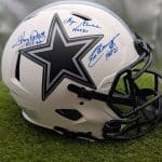 Staubach/Dorsett/Pearson Lunar MEGA Authentic trade