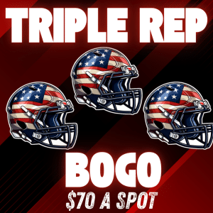 (THURS NIGHT) BS Collectibles 3 Full Size Helmets - BOGO Pick a Team, Get 1 at Random #002