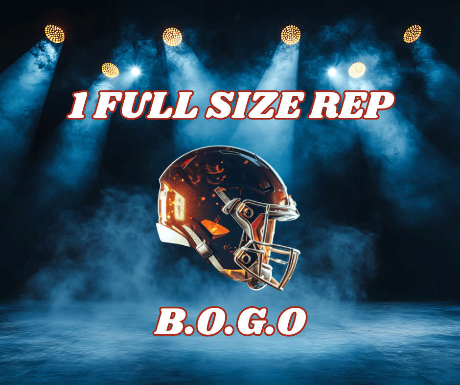 Two Rep (SUN NIGHT) BS Collectibles 1 Full Size Helmets - BOGO Pick a Team, Get 1 at Random #001