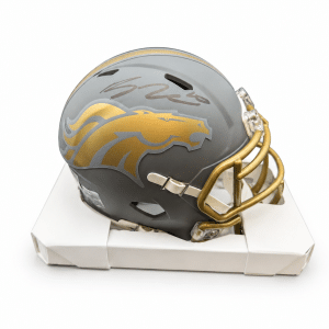 Bo Nix Slate Mini Helmet