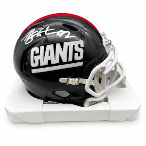 Michael Strahan Throwback Mini Helmet